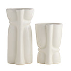Arteriors - AVC16 - Vases, Set of 2 - Maud - Ivory Crackle