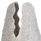 Arteriors - AVC18 - Vase - Livia - White Crackle Charcoal Wash