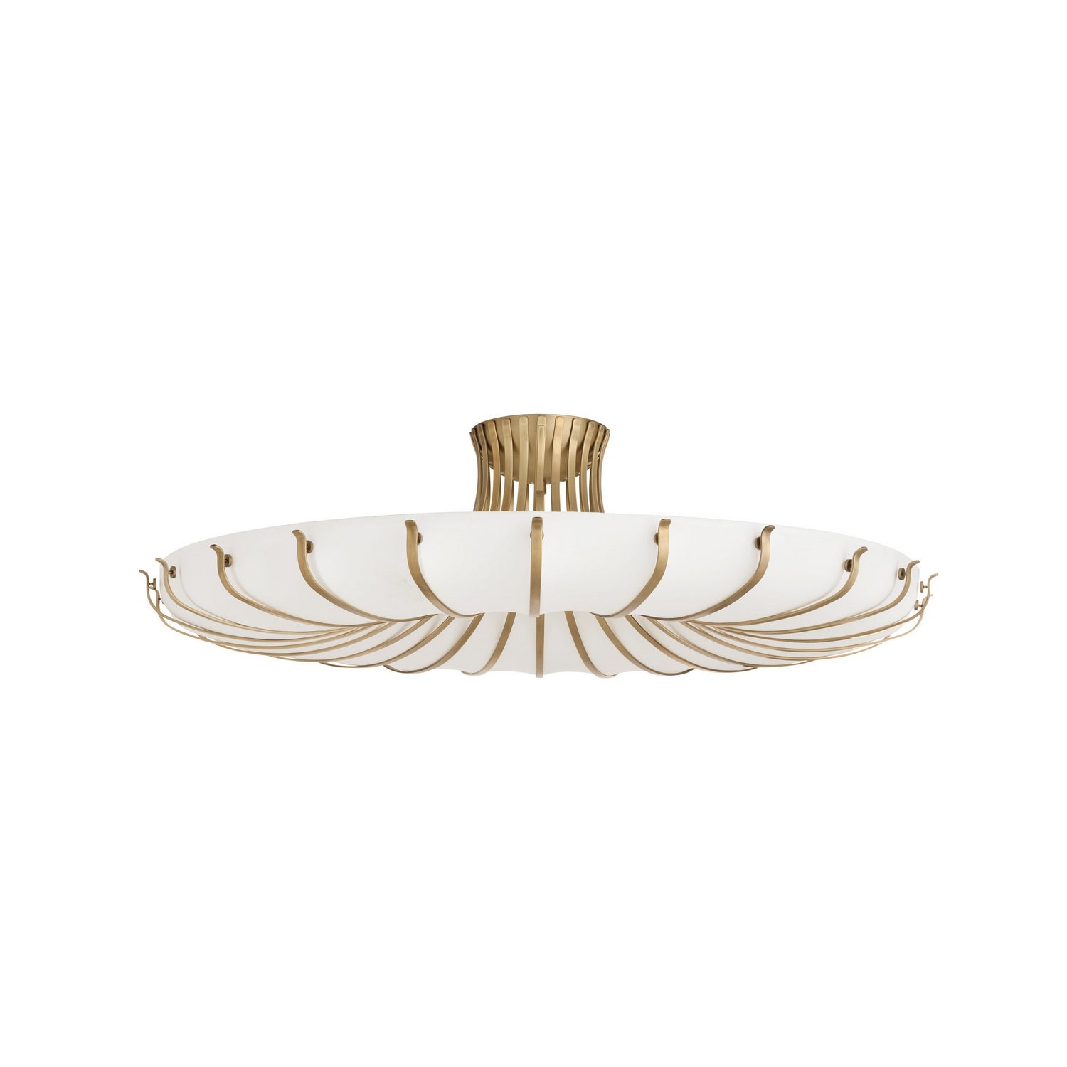 Arteriors - DFC17 - Ten Light Flush Mount - Chambers - Ivory