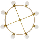 Arteriors - DLC42 - Eight Light Chandelier - Liberty - Matte Opal