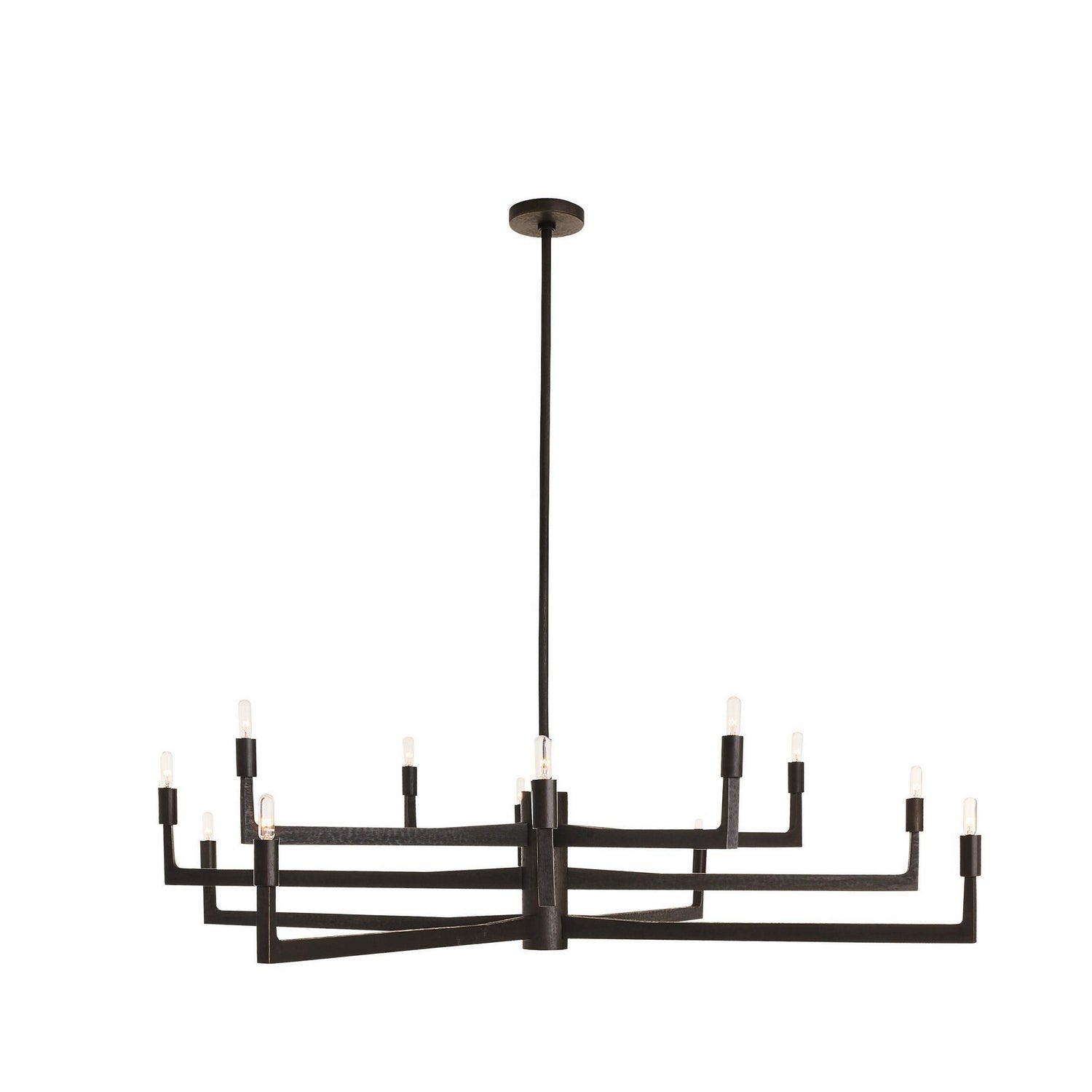 Arteriors - DLC44 - 12 Light Chandelier - Griff - English Bronze