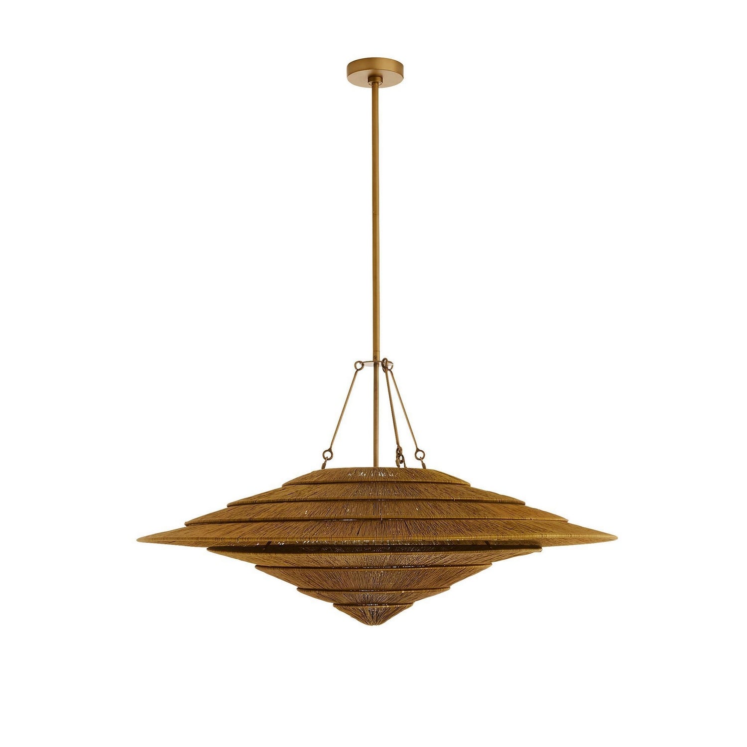Arteriors - DLI10 - Three Light Pendant - Lexa - Vintage Brass