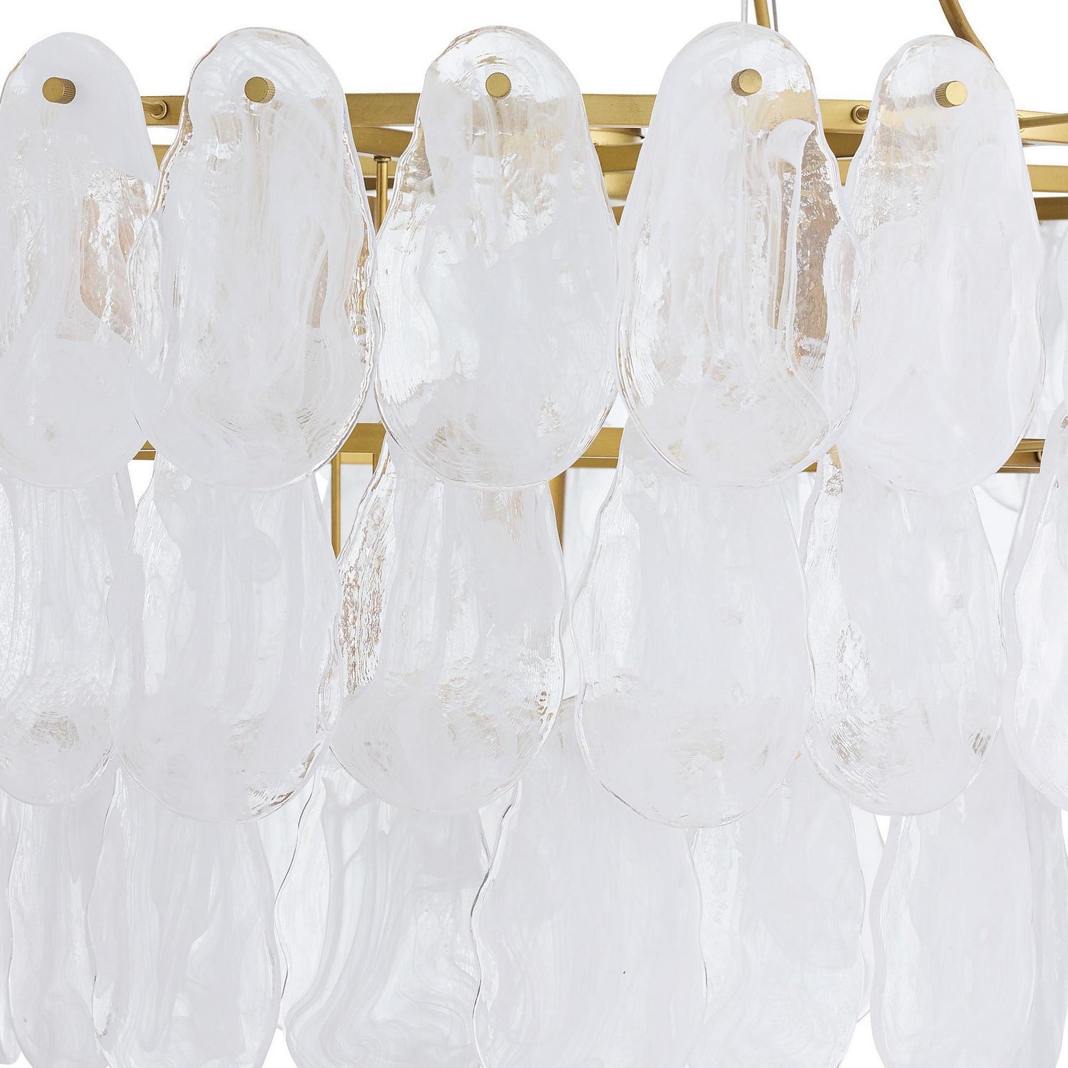 Arteriors - DMC36 - Seven Light Chandelier - Leon - White Glaze