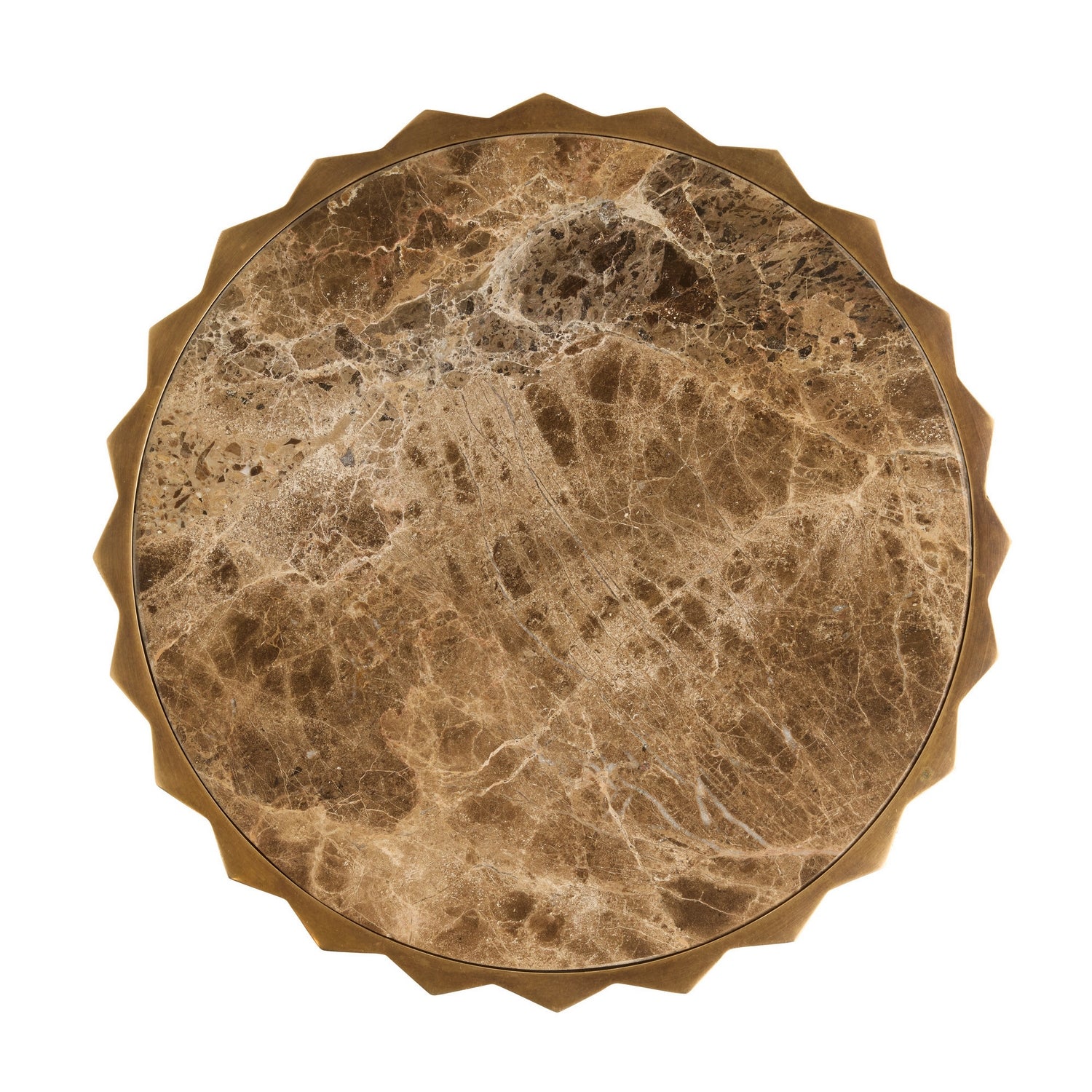 Arteriors - FAI26 - Accent Table - Mabel - Brown Emperador