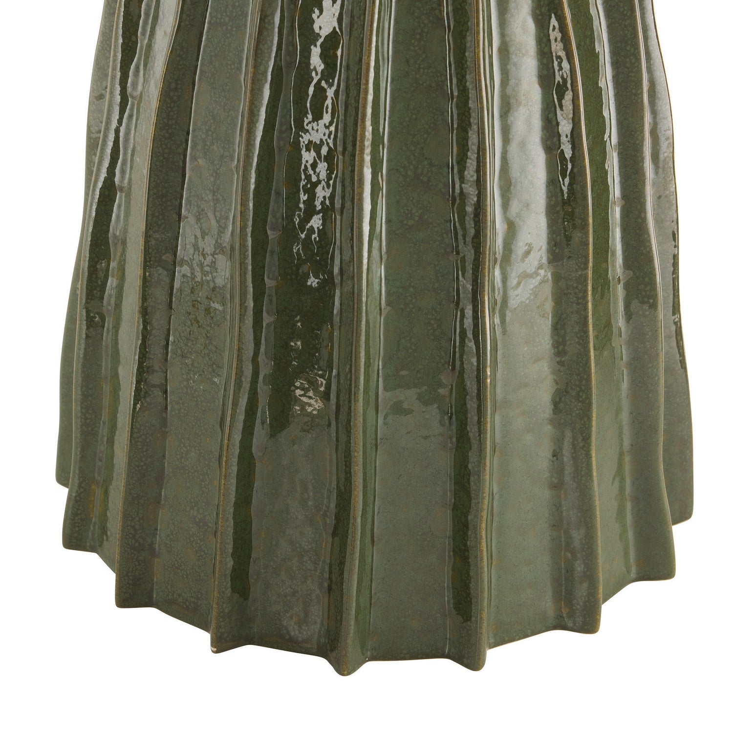 Arteriors - PTE16-934 - One Light Table Lamp - Nyla - Dark Green Reactive