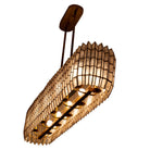 Kalco - 522661OL - Ten Light Linear Pendant - Fractal - Oxidized Gold Leaf