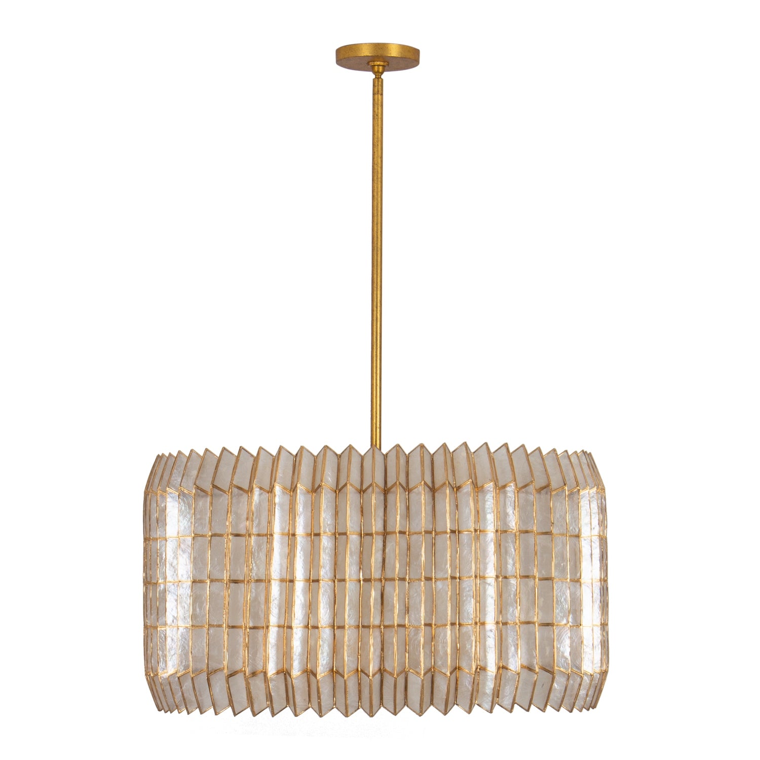 Kalco - 522655OL - Eight Light Chandelier - Fractal - Oxidized Gold Leaf