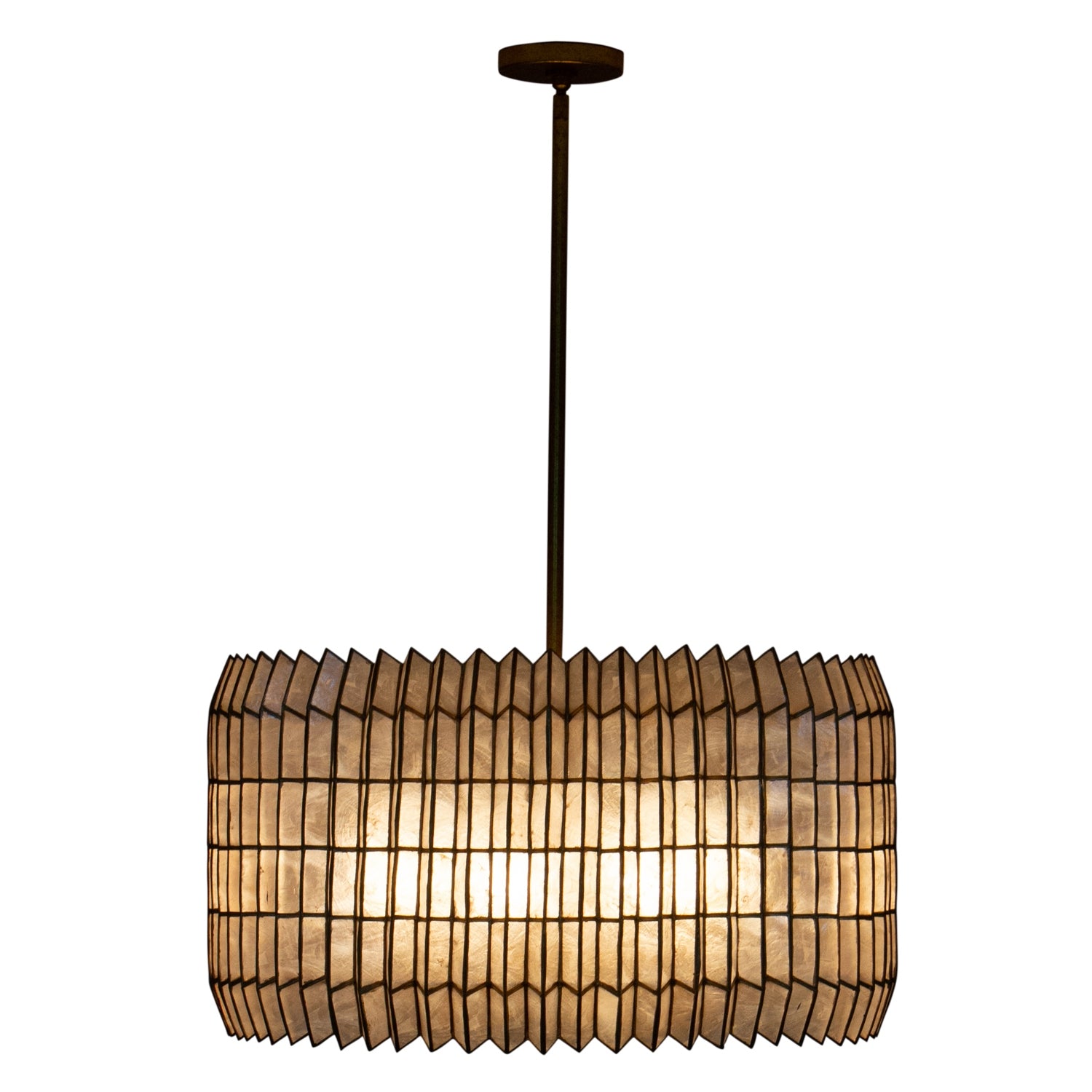 Kalco - 522655OL - Eight Light Chandelier - Fractal - Oxidized Gold Leaf