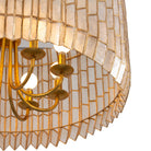 Kalco - 522655OL - Eight Light Chandelier - Fractal - Oxidized Gold Leaf