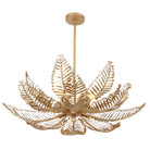 Kalco - 528255MG - 14 Light Chandelier - Fern - Modern Gold