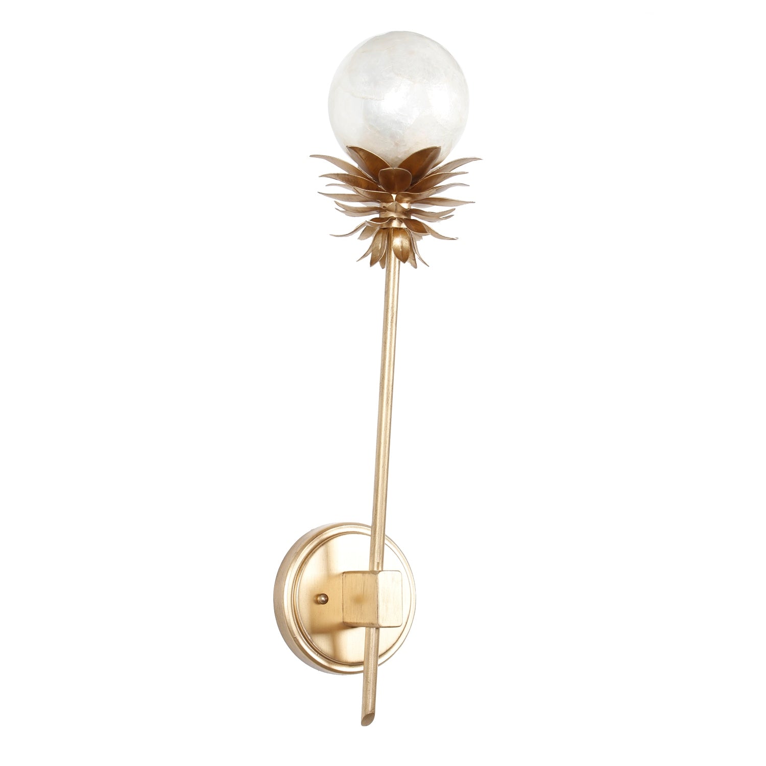 Kalco - 528821MG - One Light Wall Sconce - Florette - Modern Gold