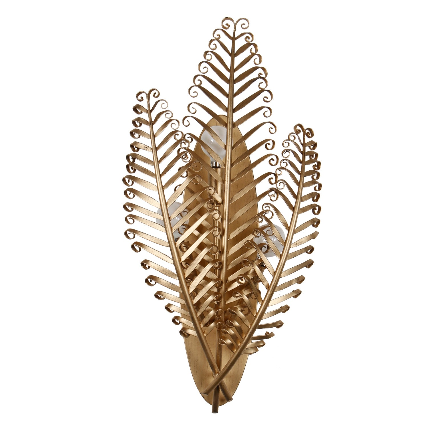 Kalco - 528221MG - Three Light Wall Sconce - Fern - Modern Gold
