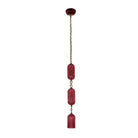 Kalco - 519611STB/MGNT - One Light Pendant - Verde - Satin Brass
