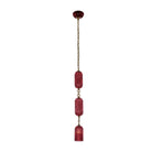 Kalco - 519611STB/MGNT - One Light Pendant - Verde - Satin Brass