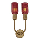 Kalco - 519621STB/MGNT - Two Light Wall Sconce - Verde - Satin Brass