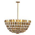 Kalco - 527455OLW - Eight Light Chandelier - Amor - Oxidized Gold Leaf And White