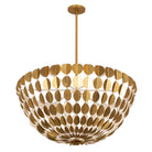 Kalco - 527455OLW - Eight Light Chandelier - Amor - Oxidized Gold Leaf And White