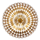 Kalco - 527455OLW - Eight Light Chandelier - Amor - Oxidized Gold Leaf And White
