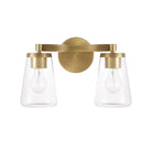 Capital Lighting - 161921AD-664 - Two Light Vanity - Aaron - Aged Brass