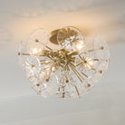 Capital Lighting - 257841MA - Four Light Semi Flush Mount - Emelie - Matte Brass