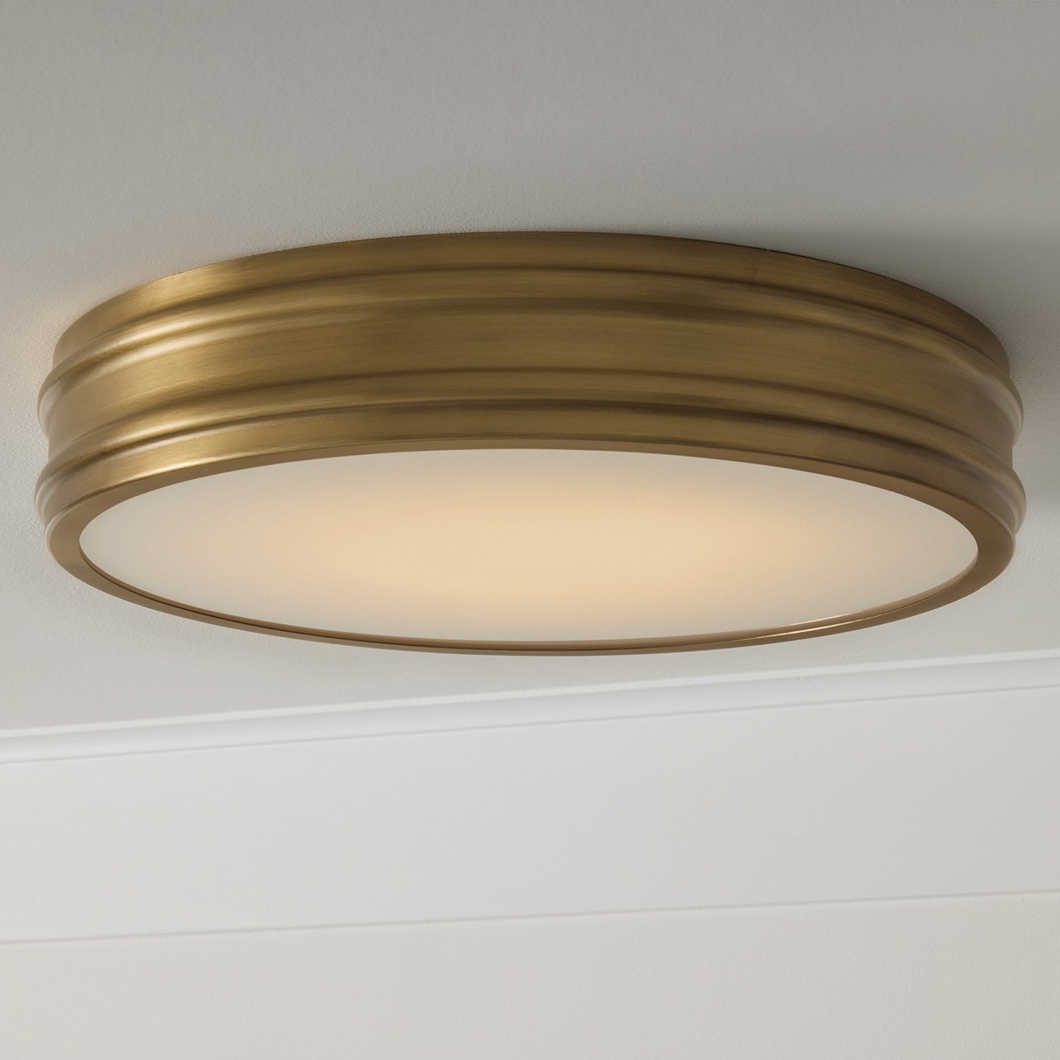 Capital Lighting - 261111AD - LED Flush Mount - Vale - Aged Brass