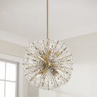 Capital Lighting - 357881MA - Eight Light Pendant - Emelie - Matte Brass