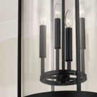 Capital Lighting - 358341ER - Four Light Pendant - Davis - Espresso and Brass