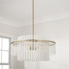 Capital Lighting - 358741AD - Four Light Pendant - Blair - Aged Brass