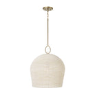 Capital Lighting - 358813AD - One Light Pendant - Natalia - Aged Brass