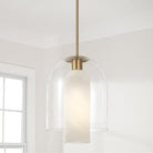 Capital Lighting - 358911AD - One Light Pendant - Liz - Aged Brass
