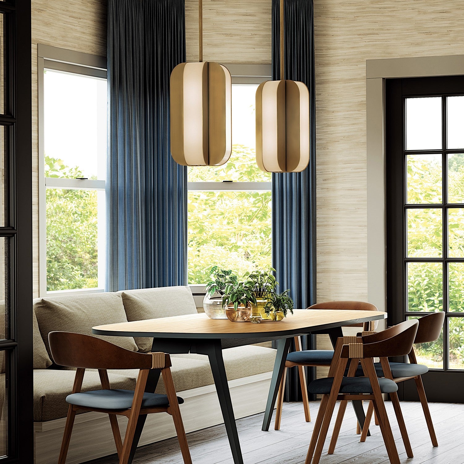 Capital Lighting - 361841AD - LED Pendant - Marcell - Aged Brass