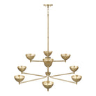 Capital Lighting - 458501FT - LED Chandelier - Francesca - Feathered Gold