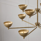 Capital Lighting - 458501FT - LED Chandelier - Francesca - Feathered Gold