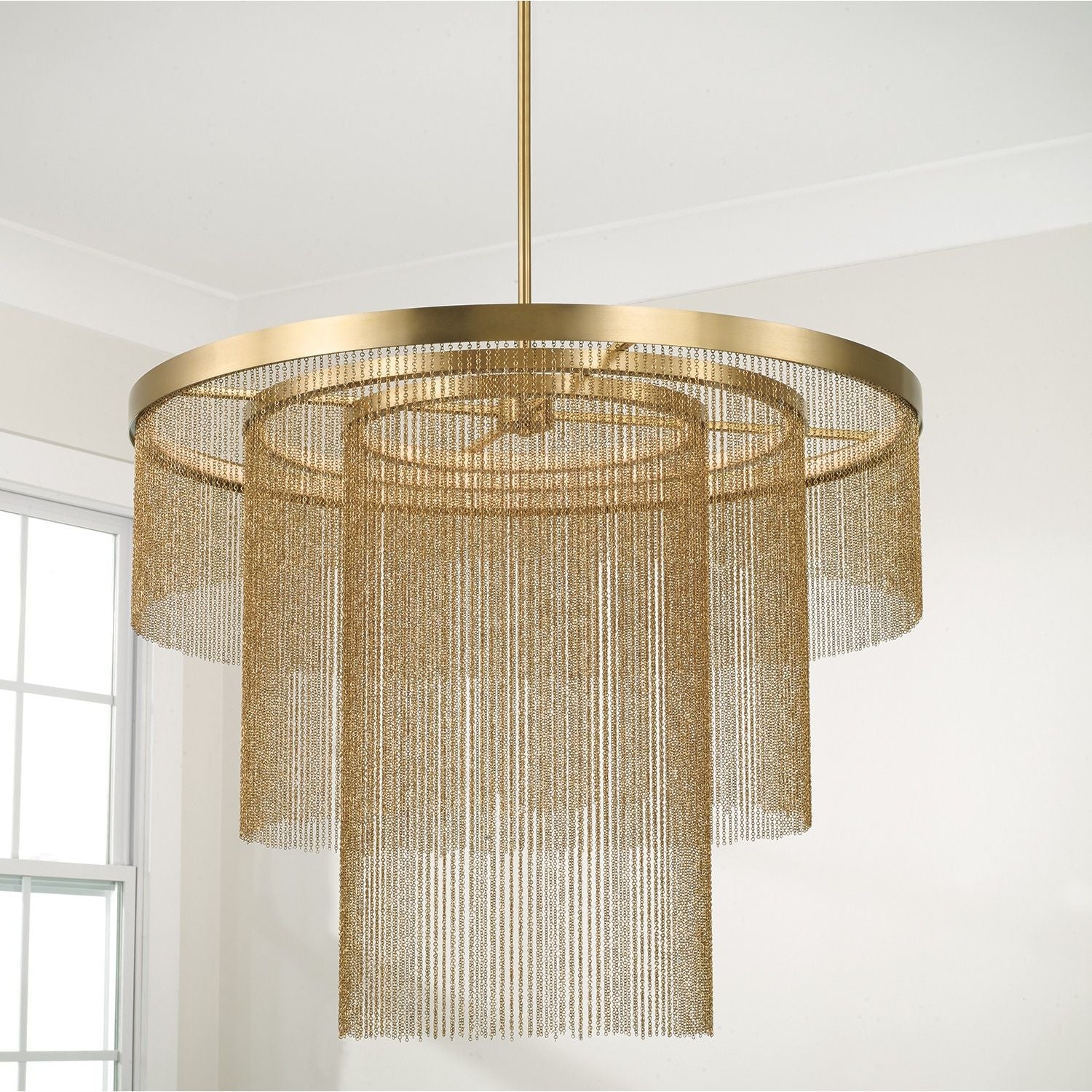 Capital Lighting - 459331AD - LED Chandelier - Rae - Aged Brass