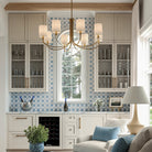Capital Lighting - 459581AD-716 - Eight Light Chandelier - Adrian - Aged Brass