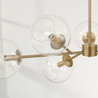 Capital Lighting - 461561AD-661 - Six Light Chandelier - Atlas - Aged Brass