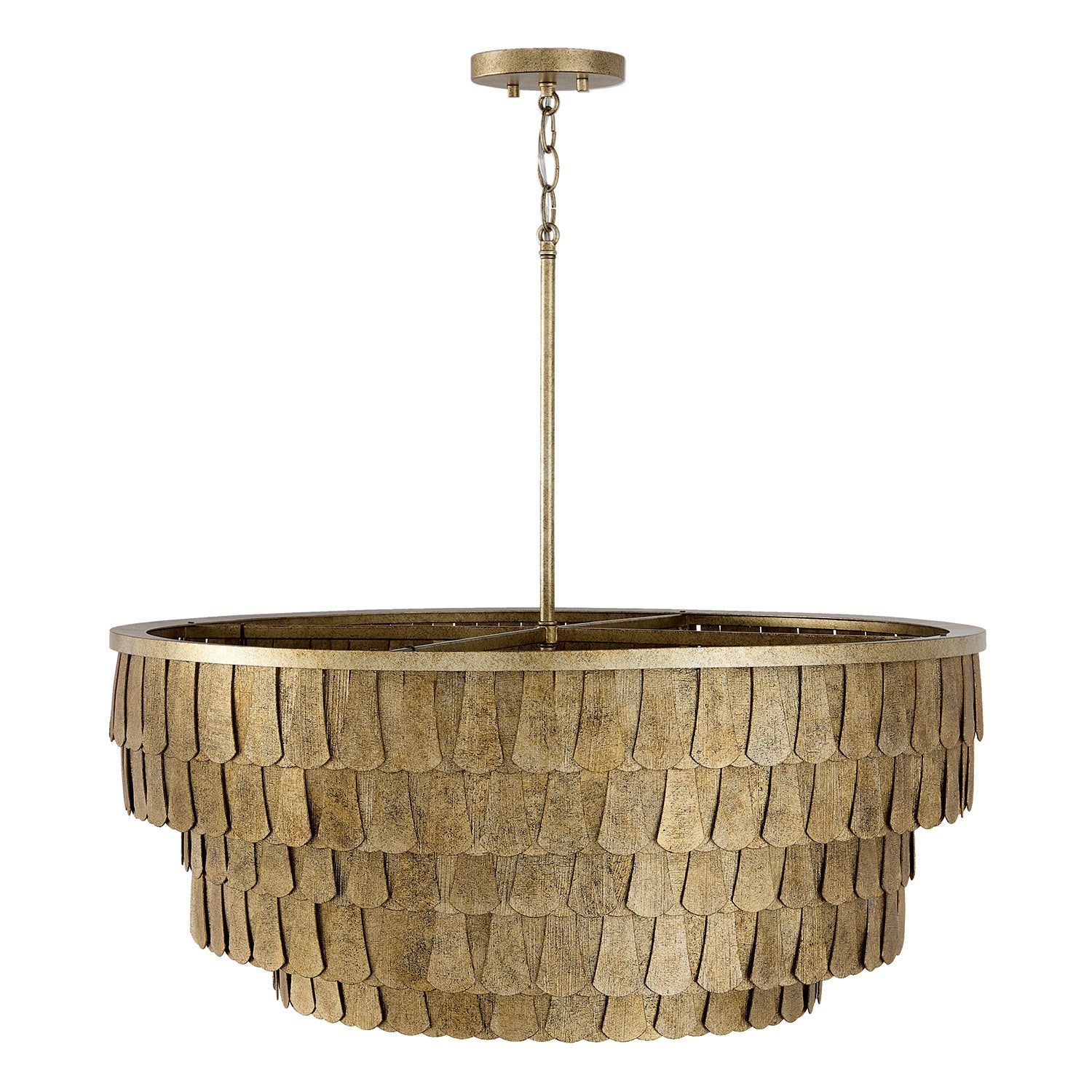 Capital Lighting - 461661AGO - Six Light Chandelier - Arden - Ancestral Gold