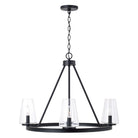 Capital Lighting - 461941MB-662 - Four Light Chandelier - Aaron - Matte Black