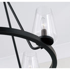 Capital Lighting - 461941MB-662 - Four Light Chandelier - Aaron - Matte Black