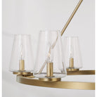Capital Lighting - 461961AD-662 - Six Light Chandelier - Aaron - Aged Brass