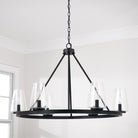Capital Lighting - 461961MB-662 - Six Light Chandelier - Aaron - Matte Black