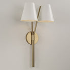 Capital Lighting - 660621AW - Two Light Wall Sconce - Cami - Aged Brass and White