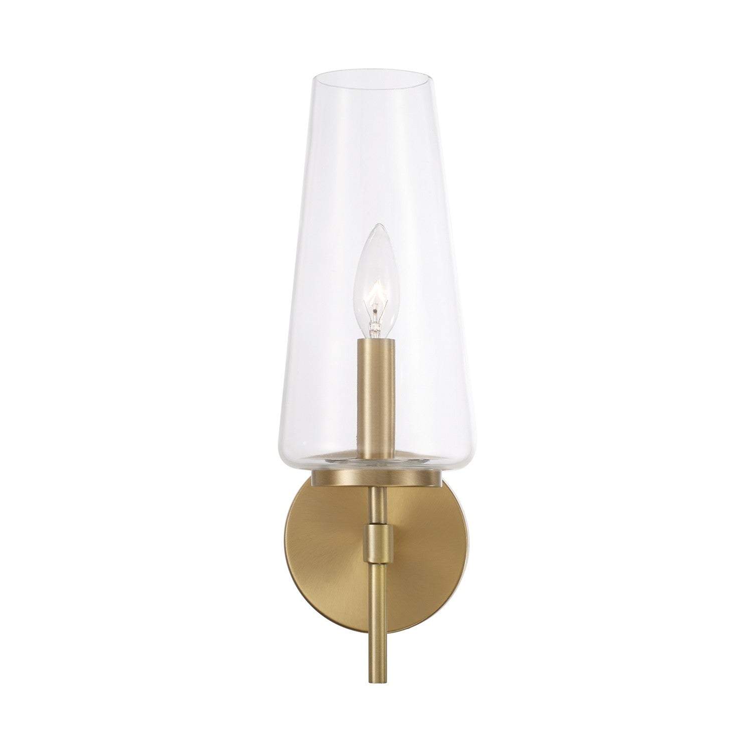 Capital Lighting - 661911AD-663 - One Light Wall Sconce - Aaron - Aged Brass