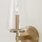 Capital Lighting - 661911AD-663 - One Light Wall Sconce - Aaron - Aged Brass