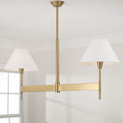 Capital Lighting - 860821AD-719 - Two Light Island Pendant - Leland - Aged Brass