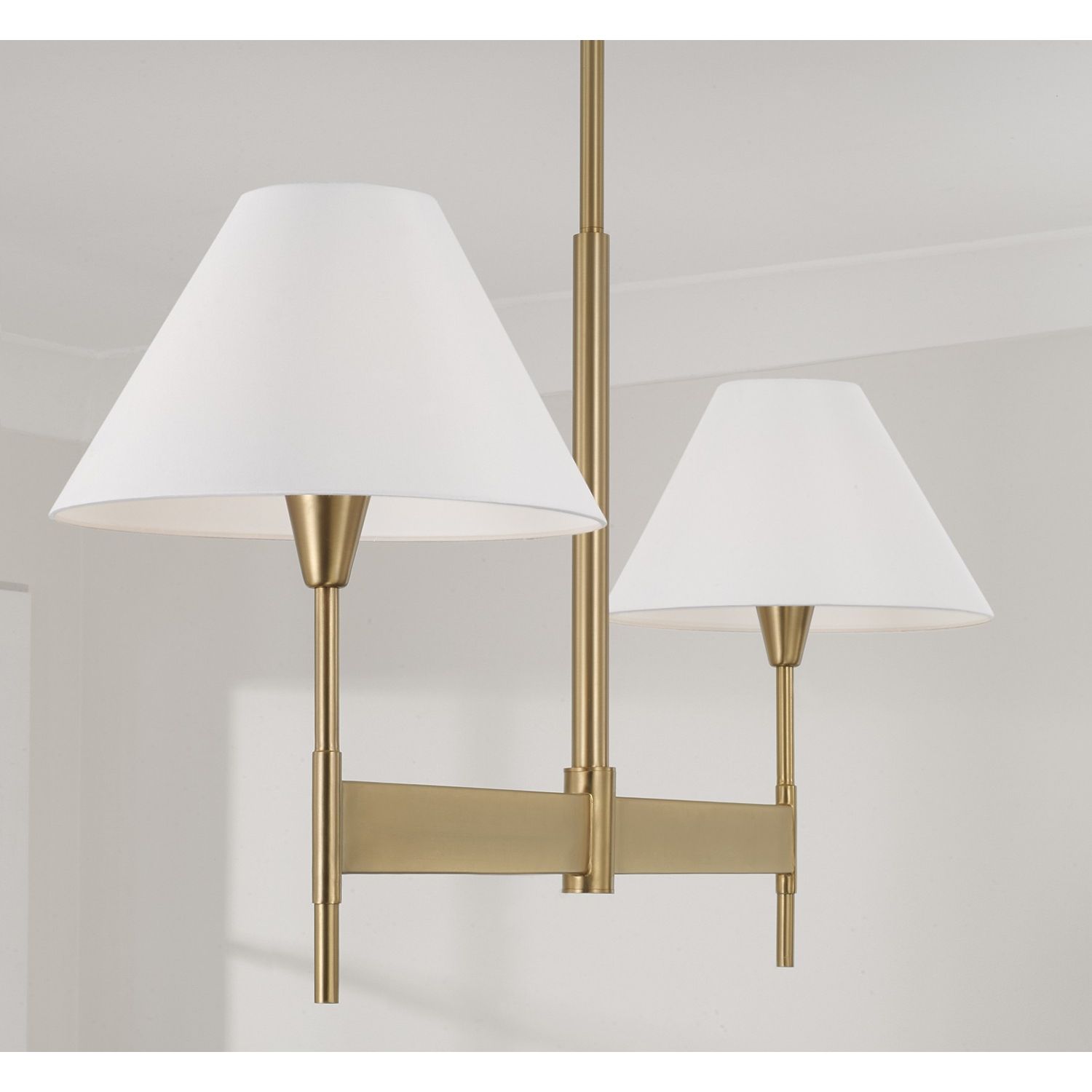 Capital Lighting - 860821AD-719 - Two Light Island Pendant - Leland - Aged Brass