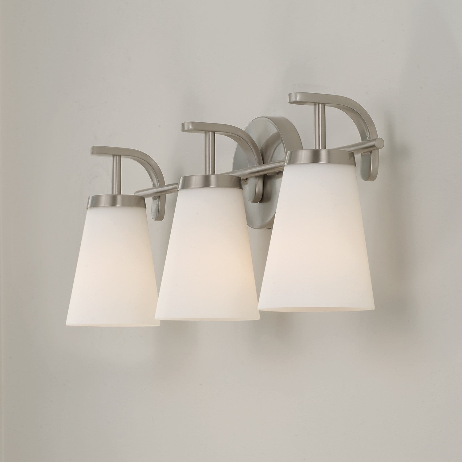 Capital Lighting - 161031BN-660 - Three Light Vanity - Drake - Brushed Nickel