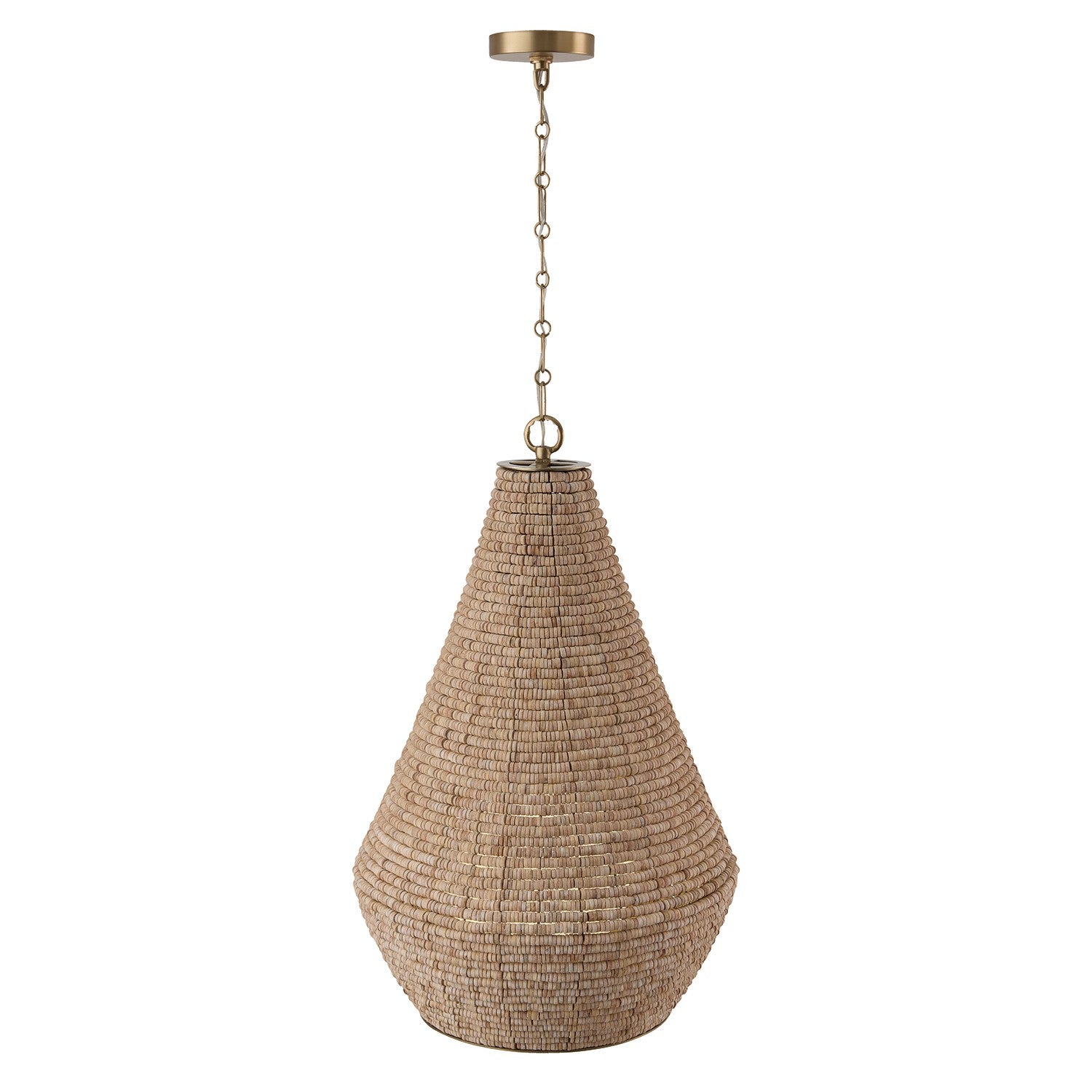 Capital Lighting - 359712LFB - One Light Pendant - Morada - Light Fawn and Matte Brass