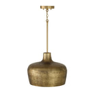 Capital Lighting - 360311THB - One Light Pendant - Myriah - Tibetan Hammered Brass