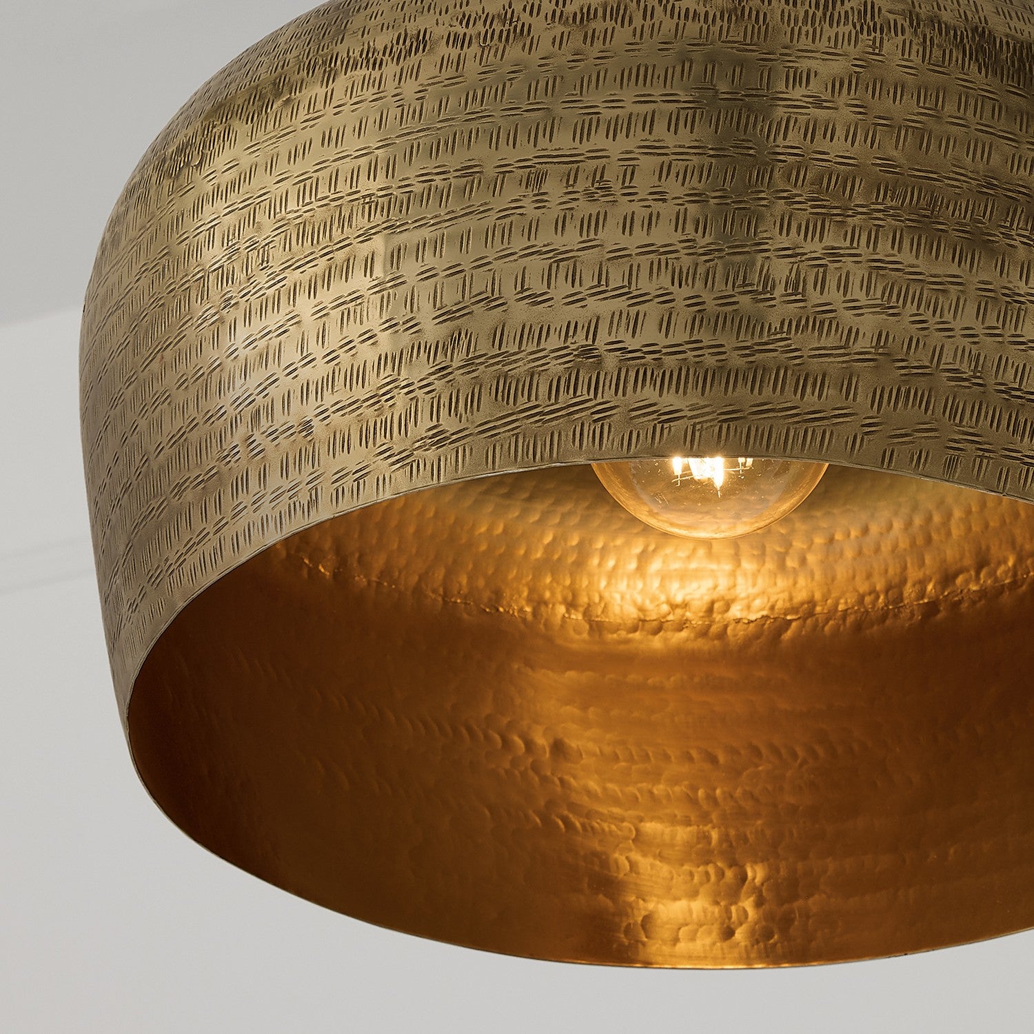 Capital Lighting - 360311THB - One Light Pendant - Myriah - Tibetan Hammered Brass